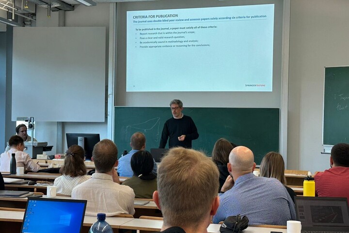 Group of sudents attending a lecture