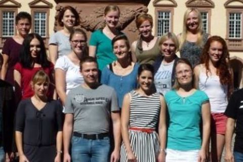Group picture of the chair in front of the castle, HWS 2013